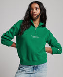 Code Core Sport 1/2 Zip Sweat - Beverly Green