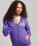 Vintage Vl Neon Ziphood - Malibu Purple