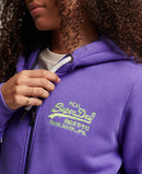 Vintage Vl Neon Ziphood - Malibu Purple