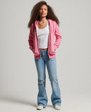 Vintage Logo Embossed Ziphood - Blossom Pink Marl