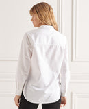 Linen Boyfriend Shirt - Optic