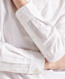 Linen Boyfriend Shirt - Optic
