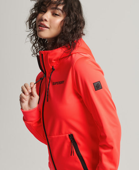 Code Tech Softshell Jacket - Hyper Fire Coral