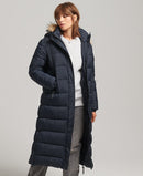 Hooded Long Coat - Eclipse Navy