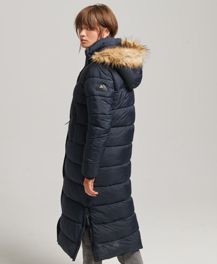 Hooded Long Coat - Eclipse Navy