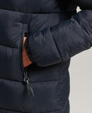 Hooded Long Coat - Eclipse Navy