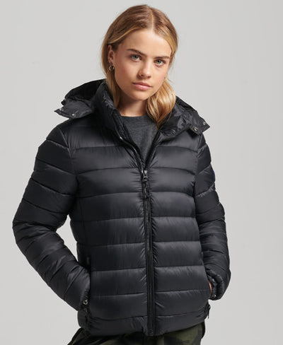 Fuji Faux Fur Hood Fuji Jacket Superdry Jackets Womens Sale Uk