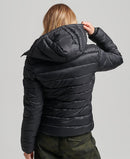 Classic Fuji Puffer Jacket - Black