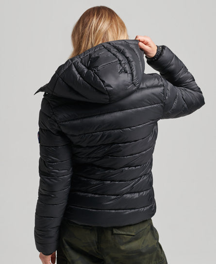 Classic Fuji Puffer Jacket - Black