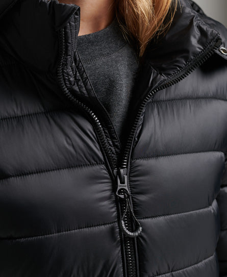 Classic Fuji Puffer Jacket - Black