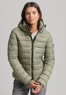 Classic Fuji Puffer Jacket - Light Khaki