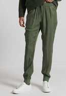 Studios Cupro Woven Jogger - Thyme