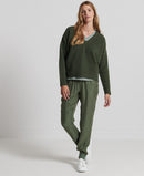 Studios Cupro Woven Jogger - Thyme