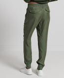 Studios Cupro Woven Jogger - Thyme