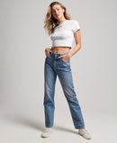 Vintage High Rise Straight Jean - Houston Mid Vintage