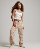Vintage Low Rise Cargo - Stone Taupe Brown