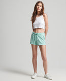 Vintage Logo Embroidered Jersey Shorts - Minted Marl