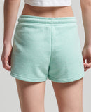 Vintage Logo Embroidered Jersey Shorts - Minted Marl