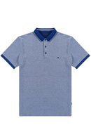 Short Sleeve Refined Polo - Twilight Blue