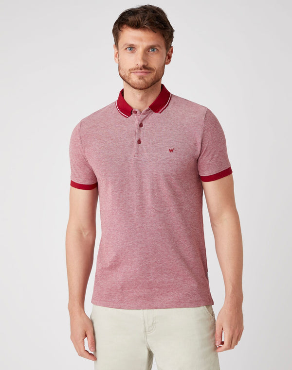 Short Sleeve Refined Polo - Biking Red