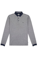 Long Sleeve Refined Polo - Navy