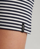 Studios Drawstring T-shirt Dress - Navy/cream Stripe