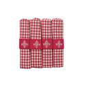 Walton & Co. Auberge Red Napkin Set