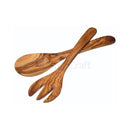 World of Flavours Italian Olive Wood Salad Servers
