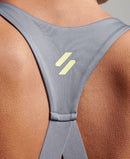 Sport Train Branded Elastic Bra - Folkstone Grey