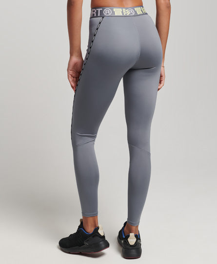 Sport Train Elastic Legging - Folkstone Grey