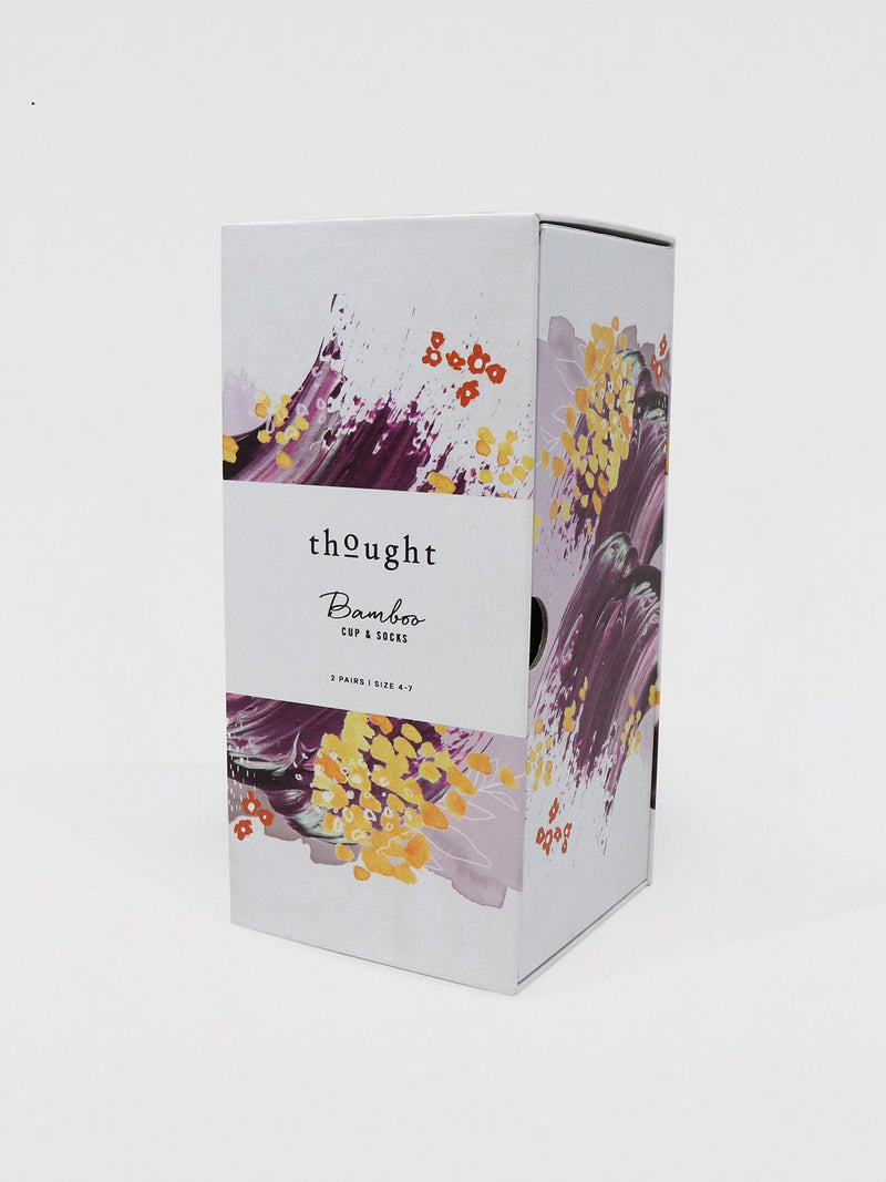 Ladies Sock & Cup Gift Box - Multi