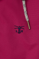 Iona Long Hooded Jacket - Raspberry