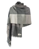 Worsted Wrap - Grey Combo