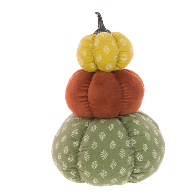 Autumn Fabric Pumpkin Stack