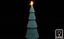 23cm LED Tree Candle - Green