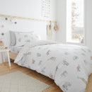 Zoo Animals Duvet Cover Set - Pastel