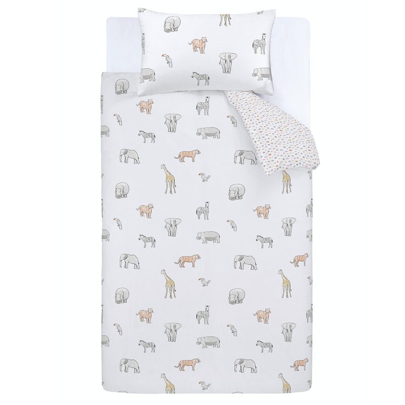 Zoo Animals Duvet Cover Set Cot