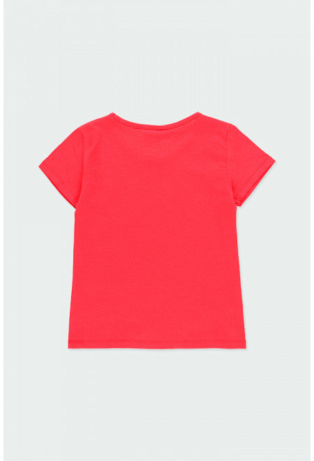 Heart T-shirt & Bottoms Set - Red