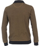 Contrast Collar 1/2 Zip Jumper - Lemon Curry