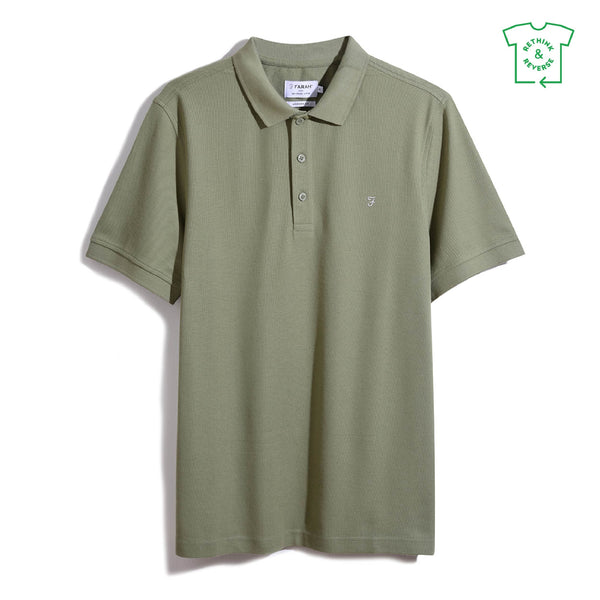 Cove Short Sleeve Polo - Oil Green