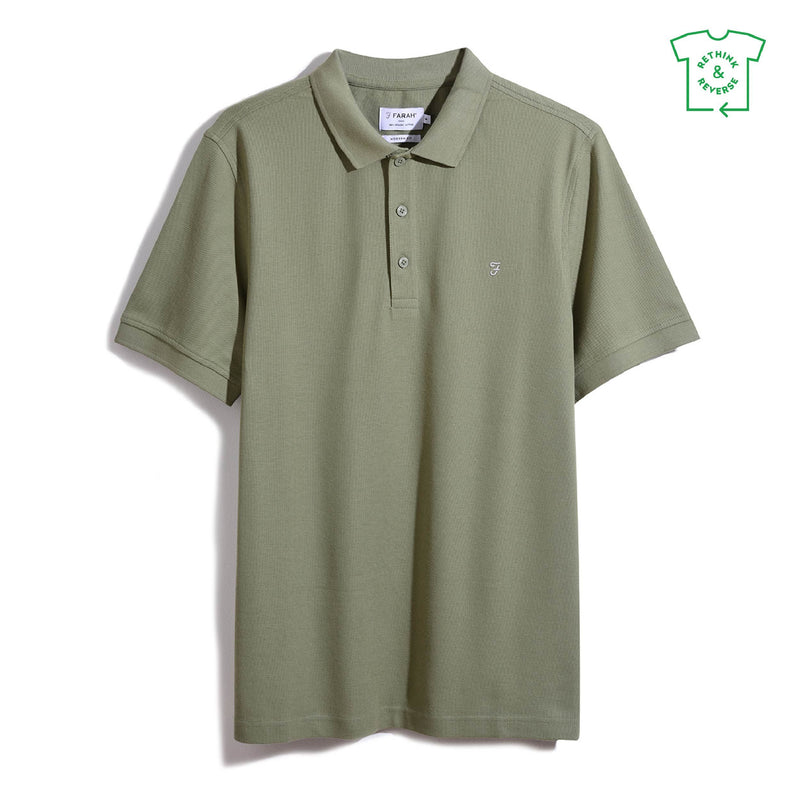 Cove Short Sleeve Polo - Oil Green