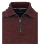 Patterned Troyer Jumper - Orange