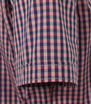 Comfort Fit Button Down Check Shirt - Red