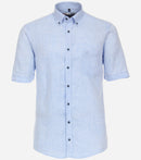 Casual Fit Button Down Plain Shirt - Light Blue