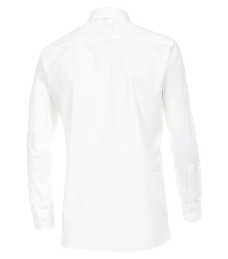 Plain Long Sleeve Shirt - White