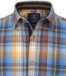 Casual Long Sleeve Shirt - Blue