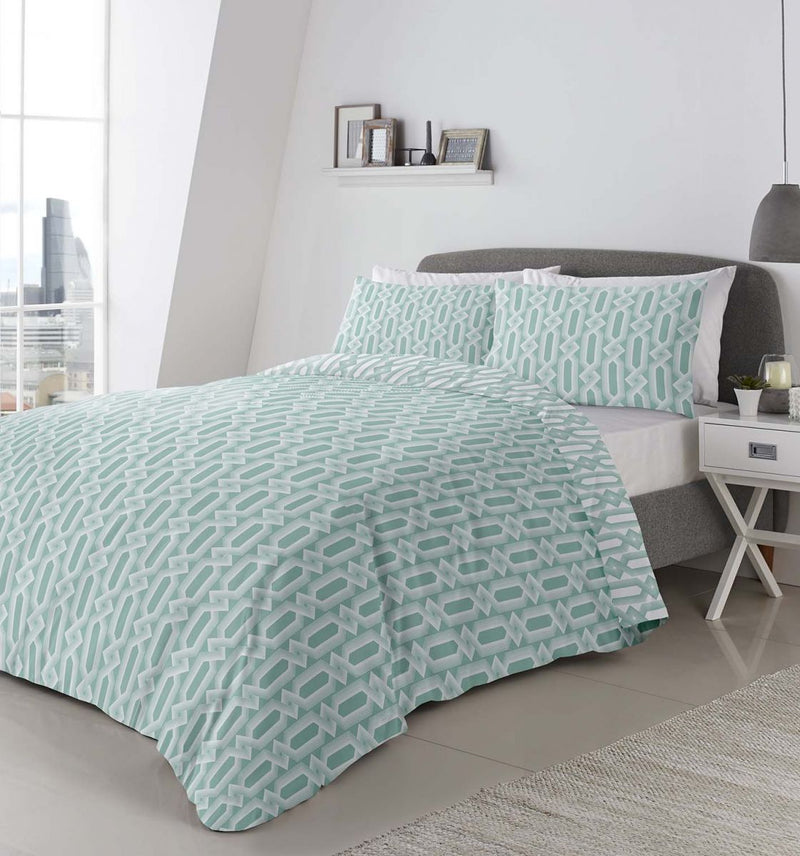 APPLETREE JAX MINT DUVET COVER SET