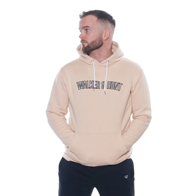 Appliqued Hoodie - Sand