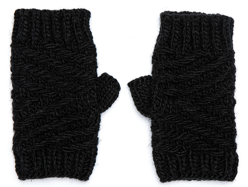 Knitted Handwarmer - Black