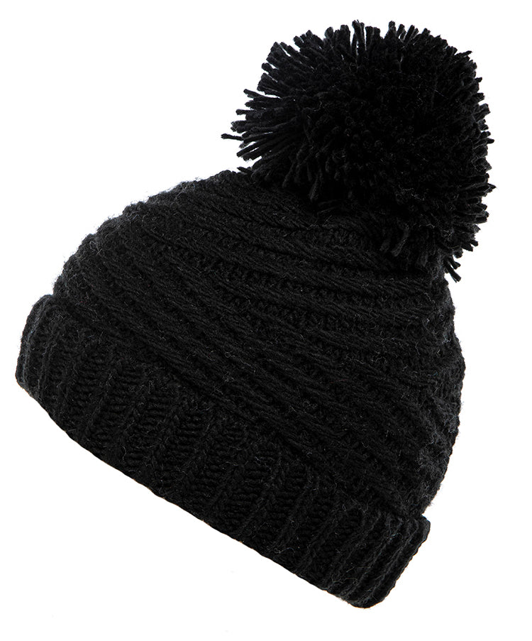 Knitted Hat - Black